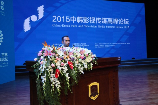 12奥斯卡最佳特效影片《盗梦空间》《雨果》特效总监米奥德拉格·科伦坡演讲(刘子铭 摄).JPG